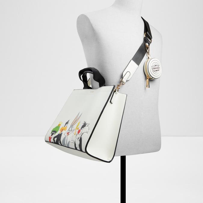 Looneytunestote Women's White Satchel image number 4