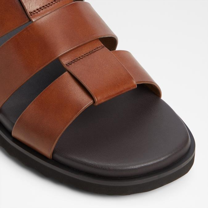 Light-In Men's Cognac Strap Sandals image number 5