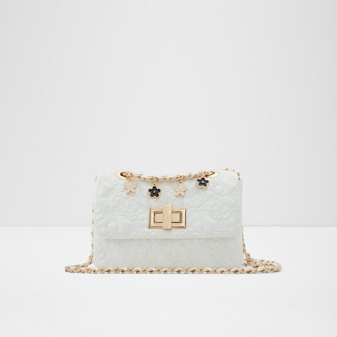 MICHAEL KORS 35F1G6SS5L Sonia Small Leather Shoulder Bag In Optic White -  Walmart.com