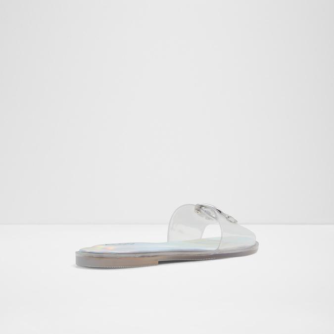 Jellyicious Women's Transparent Flat Sandals image number 3