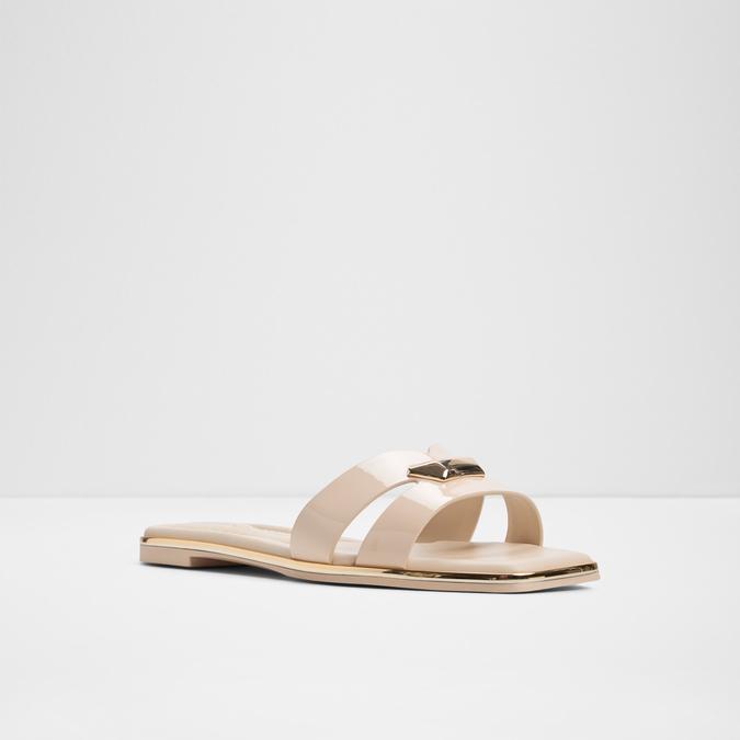 Kharine-In Women's Beige Flat Sandals image number 4