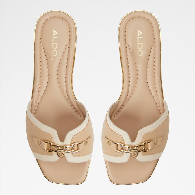 Alamassia-In Women's Beige Flat Sandals image number 1