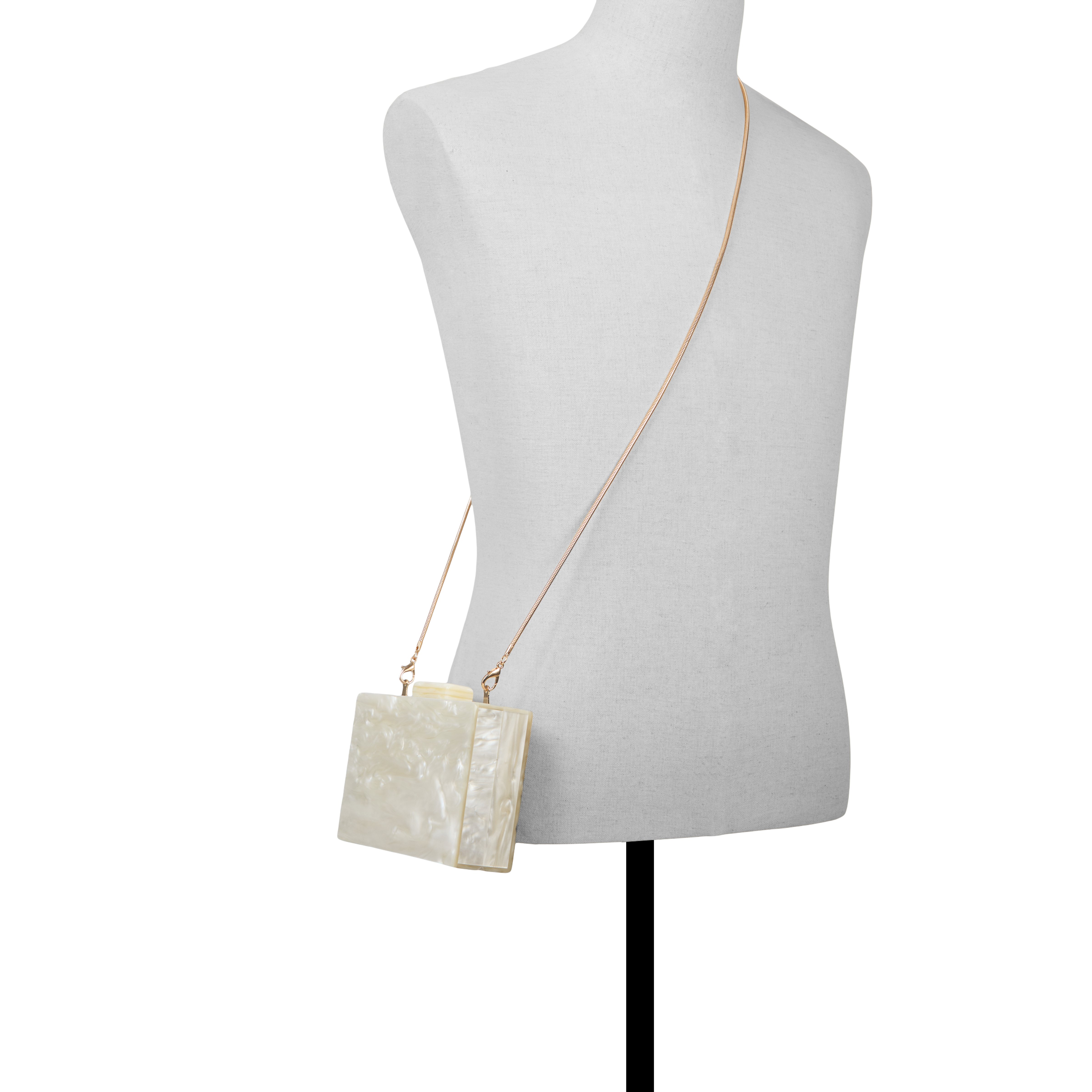 Chlooe Women's White Clutch image number 3