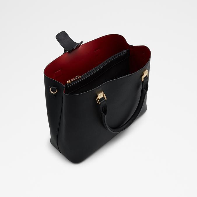 Red ALDO Handbag with Gold Accents -No visible... - Depop