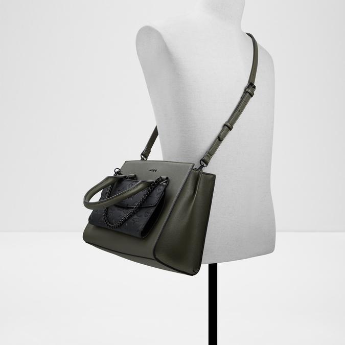 Lalia Women's Green Satchel image number 3