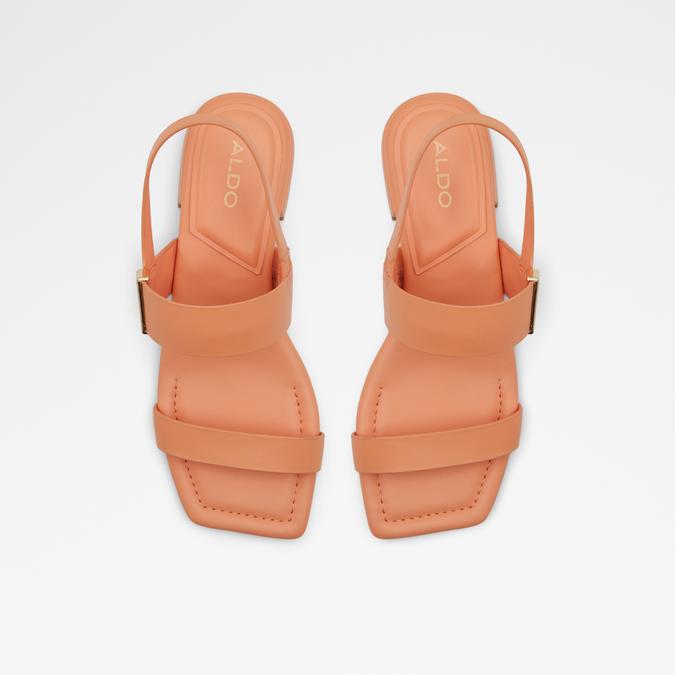 Nuwin Women's Orange Flat Sandals image number 1
