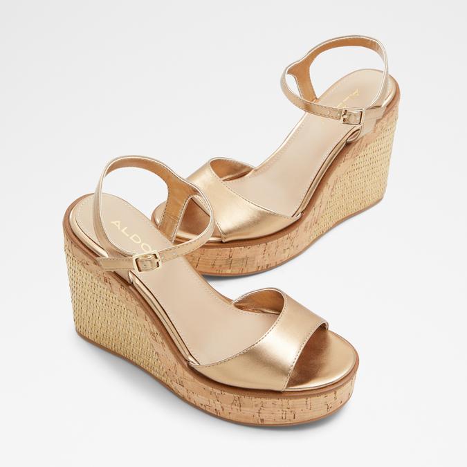 Aldo gold online wedges