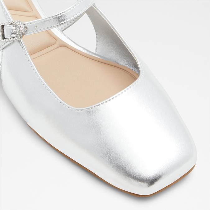 Huguette Women's Silver Ballerinas image number 5