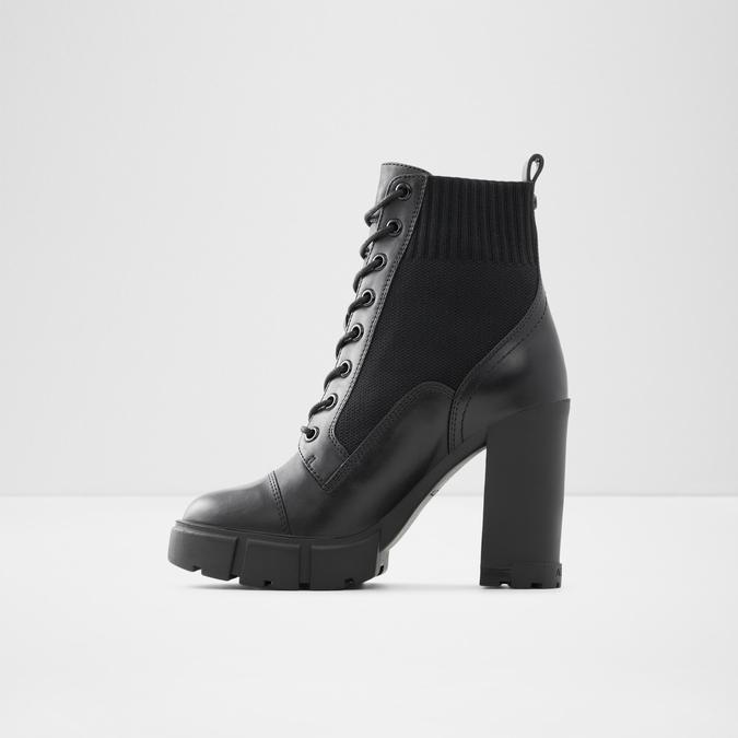 Rebel Women's Black Ankle Boots image number 2