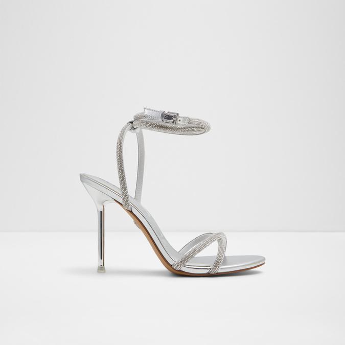 Manaelden-In Women's Silver Dress Sandals image number 2