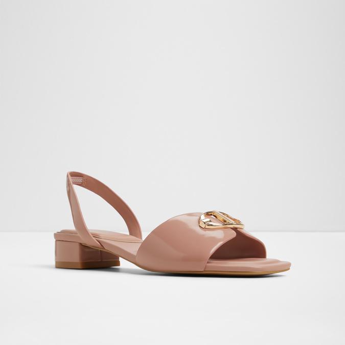 Muffy-In Women's Pink Block Heel Sandals image number 4