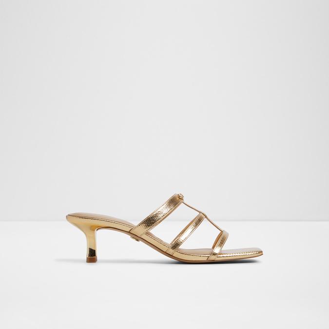 Goldenglow-In Women's Gold Dress Sandals image number 0