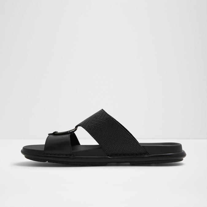 Saluma-In Men's Black Strap Sandals image number 3