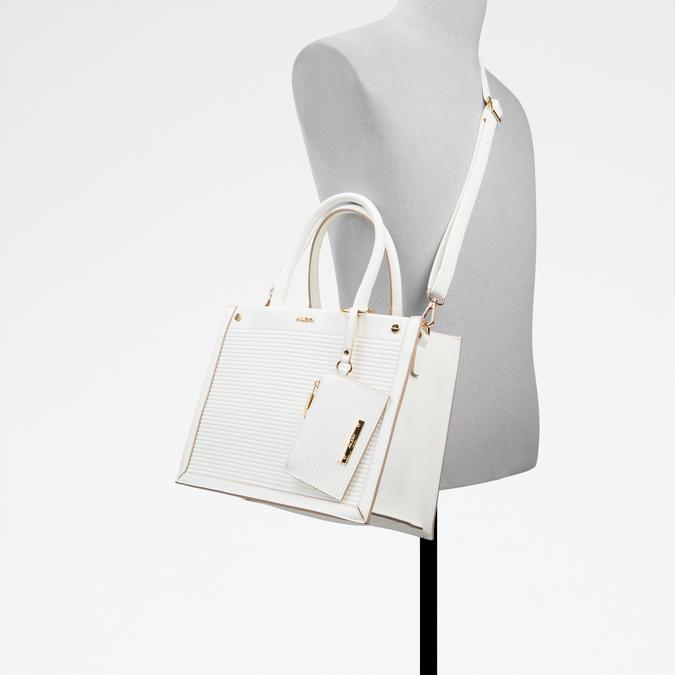 Daspias Women's White Satchel image number 4