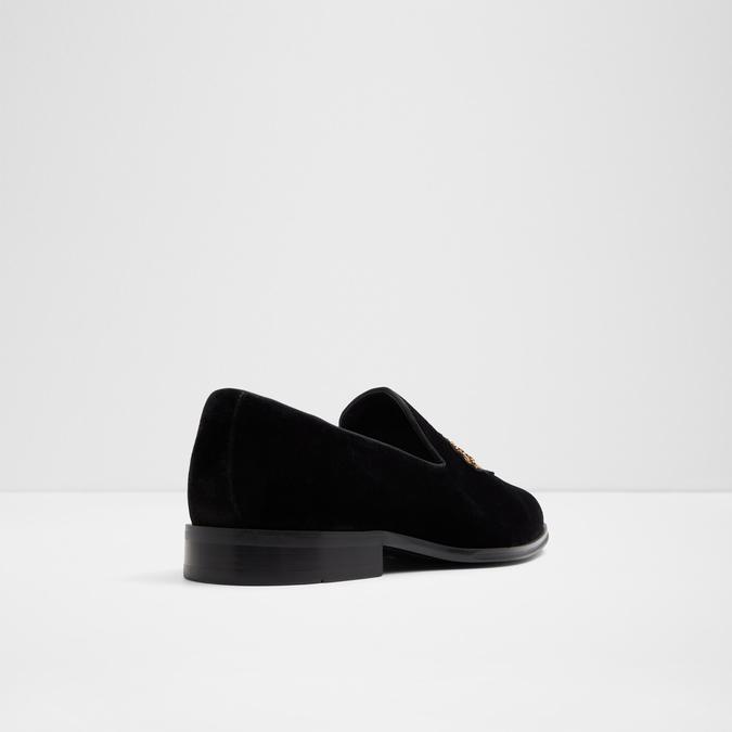 Crestin Men's Black Loafers image number 4