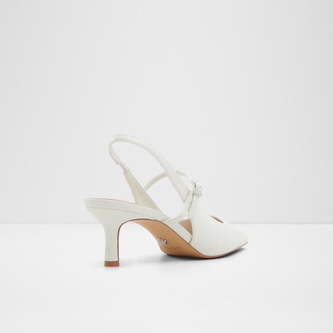 Elodia Women's White Pumps image number 2