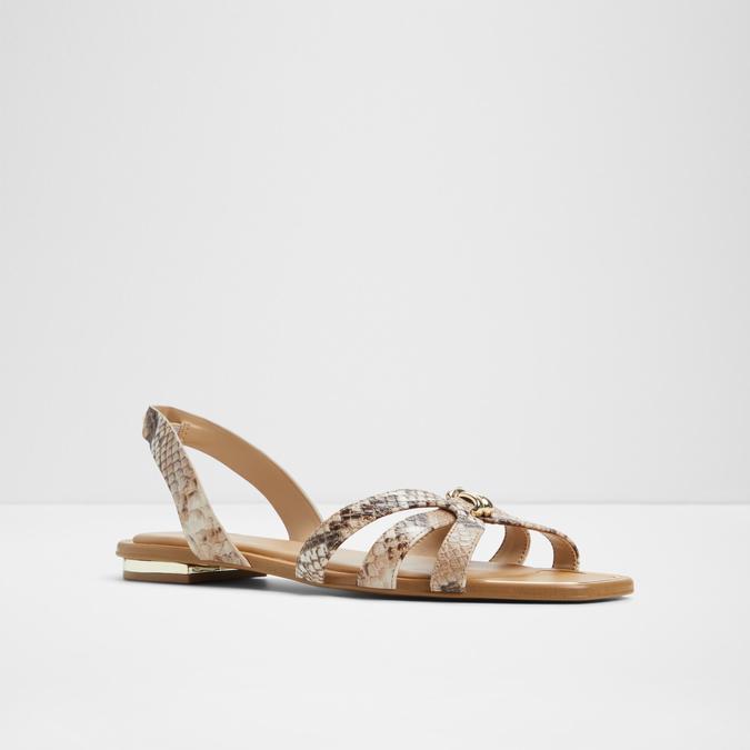 Marassita-In Women's Brown Flat Sandals image number 4