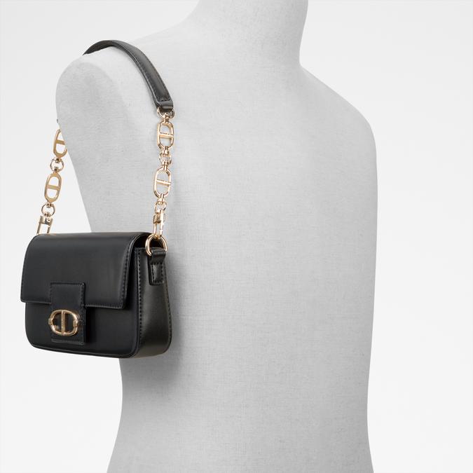 Exquisite Women's Black Shoulder Bag image number 4