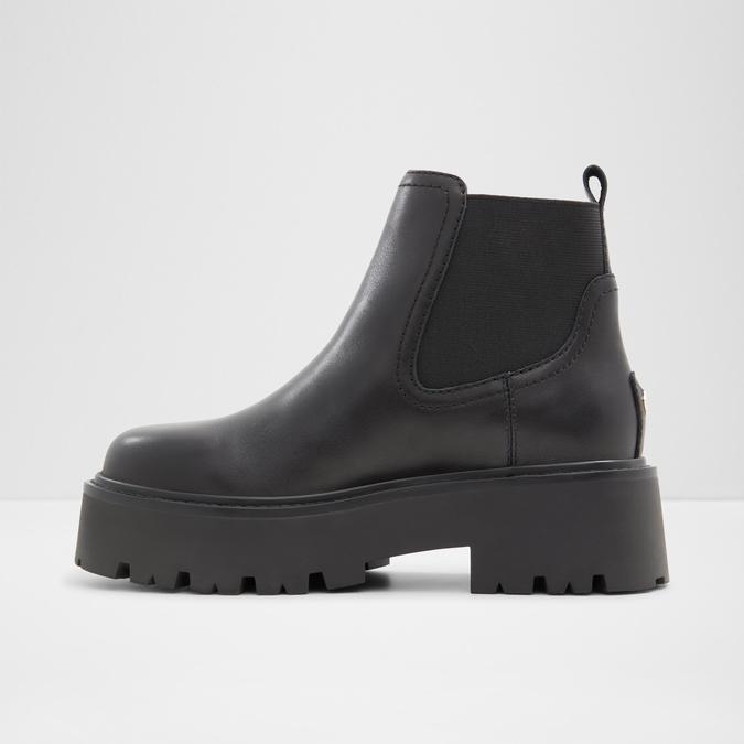 Thalelith Women's Black Ankle Boots image number 3