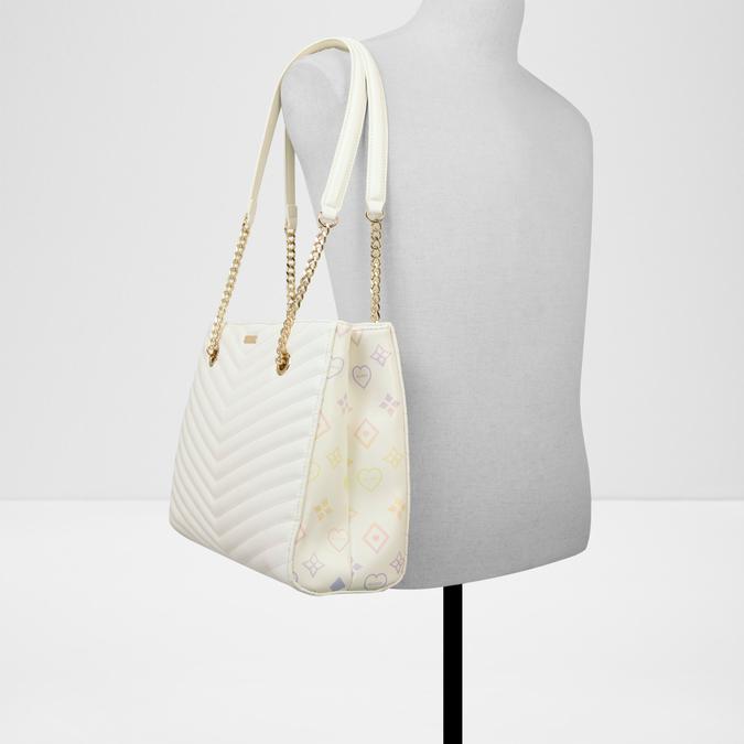 Calaberel Women's White Satchel image number 3