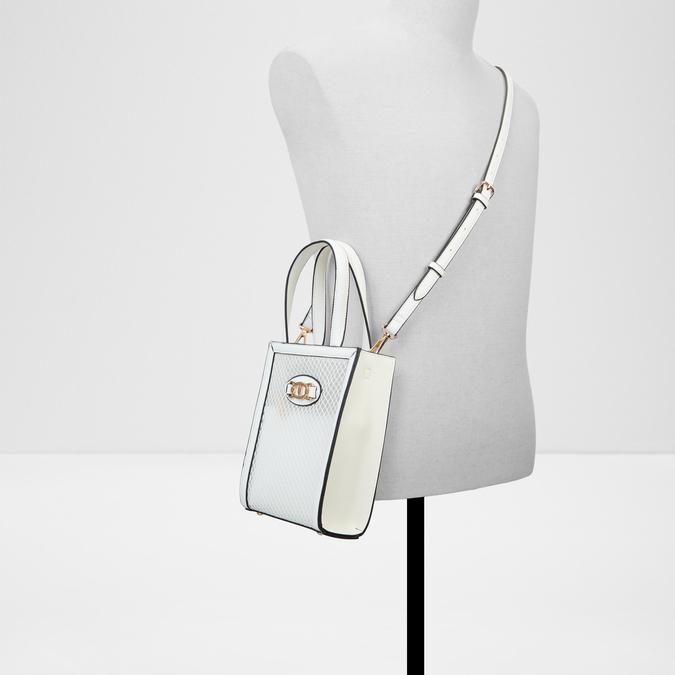 Adelia Women's White Satchel image number 3