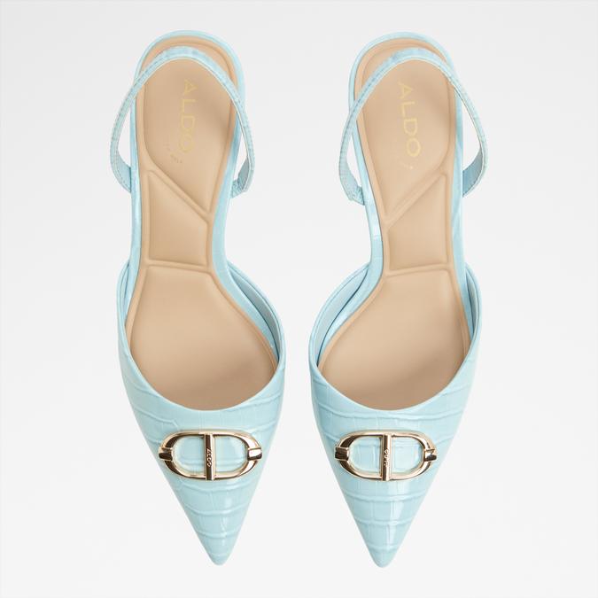 Delicate-In Women's Blue Pumps image number 2