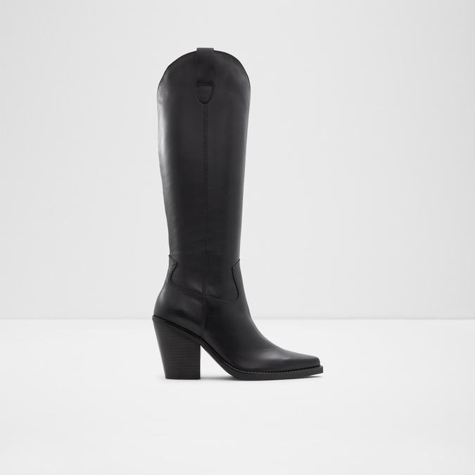 Nevada Women's Black Knee Length Boots image number 0