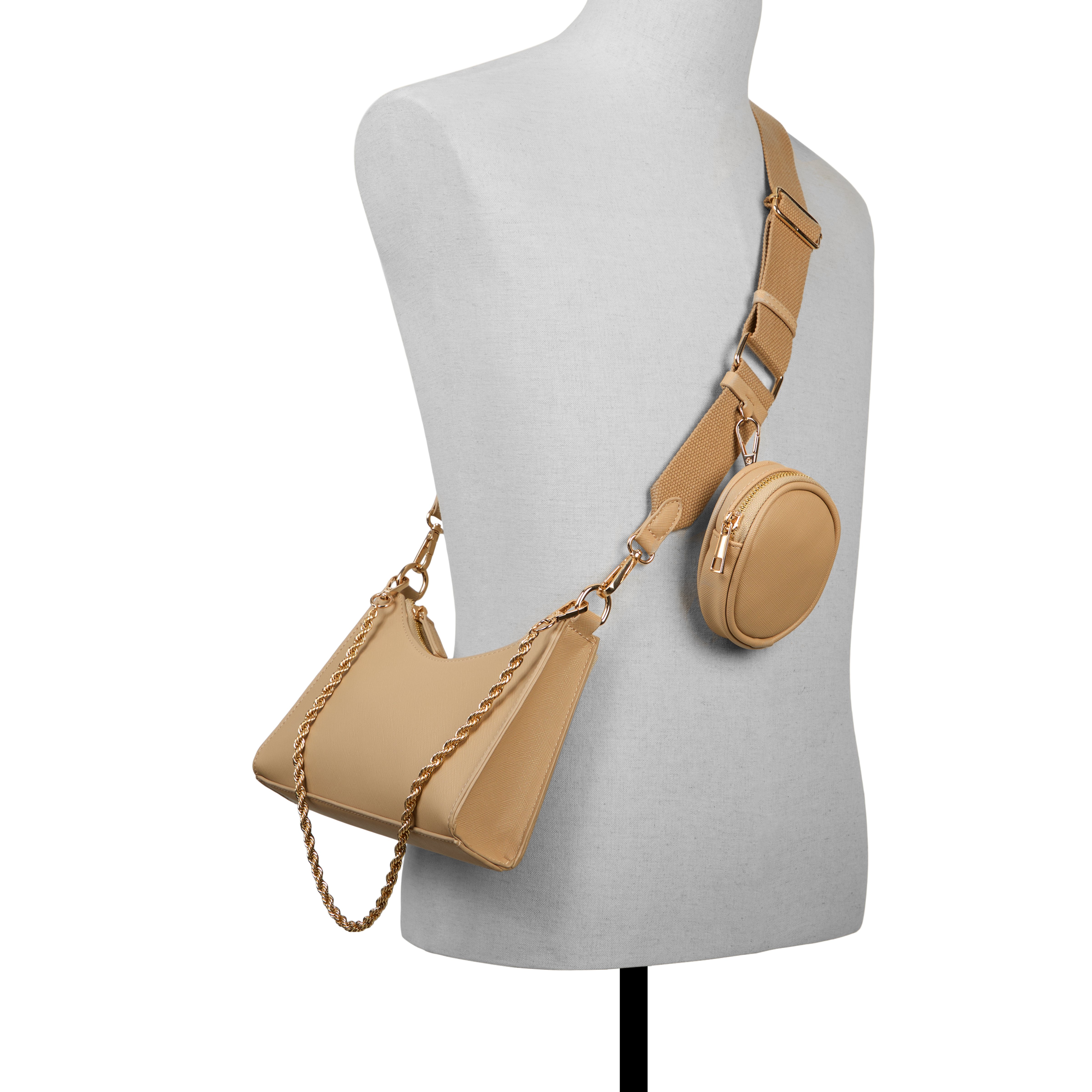 Adreddia Women's Beige Cross Body image number 3