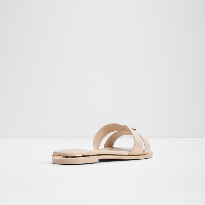 Kharine-In Women's Beige Flat Sandals image number 2