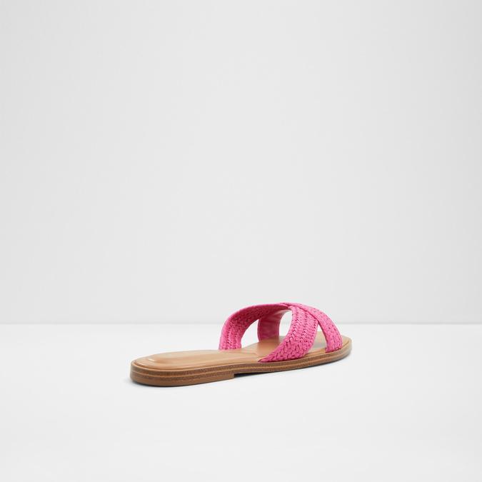 Caria Women's Pink Flat Sandals image number 3