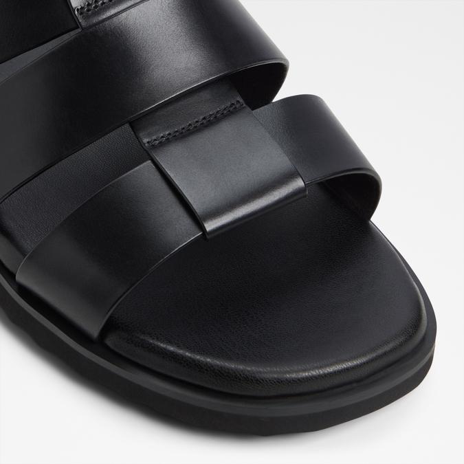 Light-In Men's Black Strap Sandals image number 5