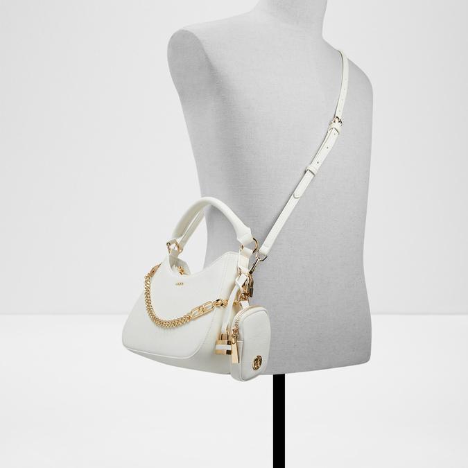 Clariona Women's White Shoulder Bag image number 4