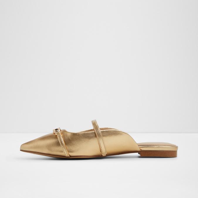 Marylune Women's Gold Ballerinas image number 3