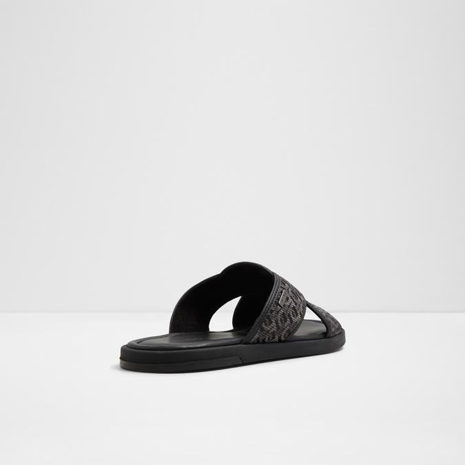 Olinoa-In Men's Black Strap Sandals image number 2