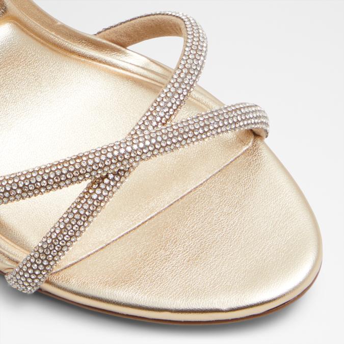 Manaelden-In Women's Gold Dress Sandals image number 7