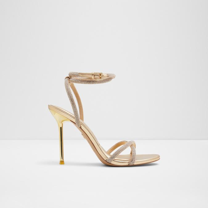 Manaelden-In Women's Gold Dress Sandals image number 2