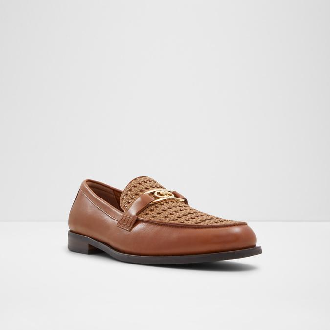 Idris Men's Cognac Dress Loafers image number 4