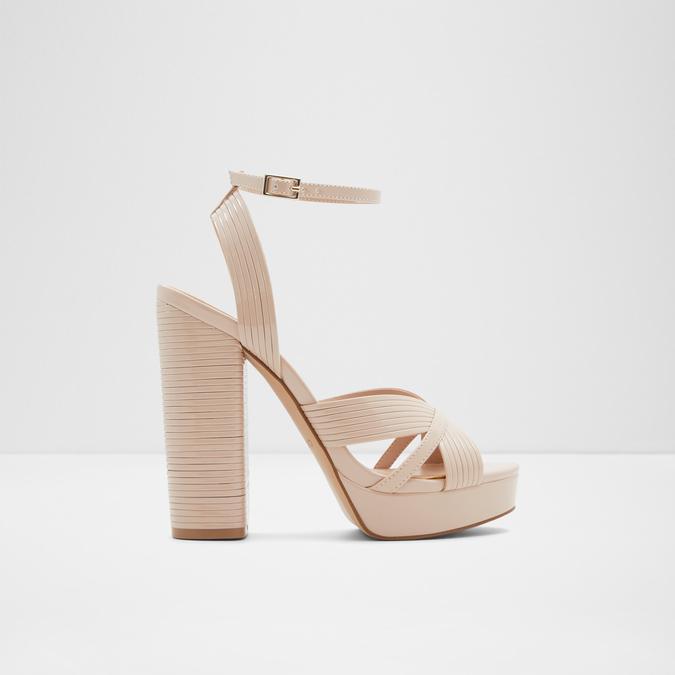 QUPID Beige Open Toe Shoes with Ankle Strap & Block Heels Women's Size 6 |  Ankle strap block heel, Open toe shoes, Heels