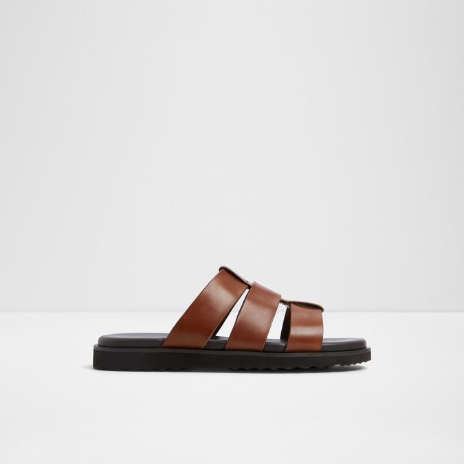 Light-In Men's Cognac Strap Sandals