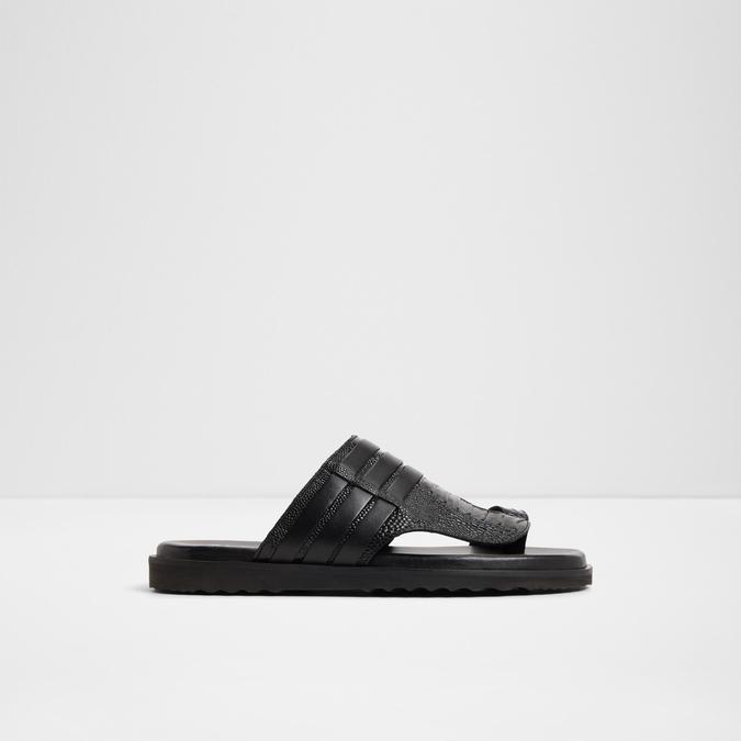 Haorina-In Men's Black Strap Sandals