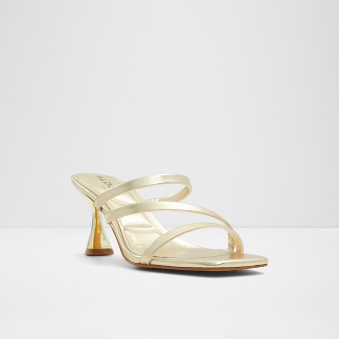 Jewella-In Women's Champagne Dress Sandals image number 4