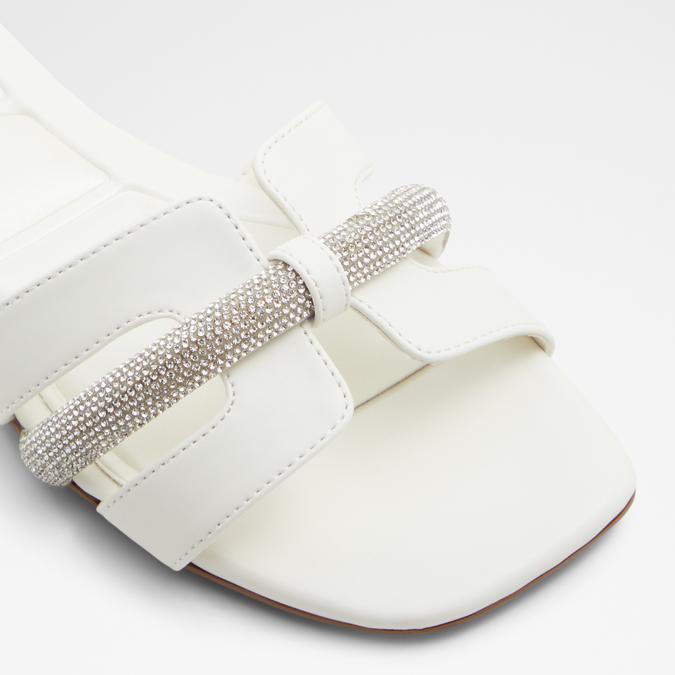 Deandra Women's White Flat Sandals image number 5