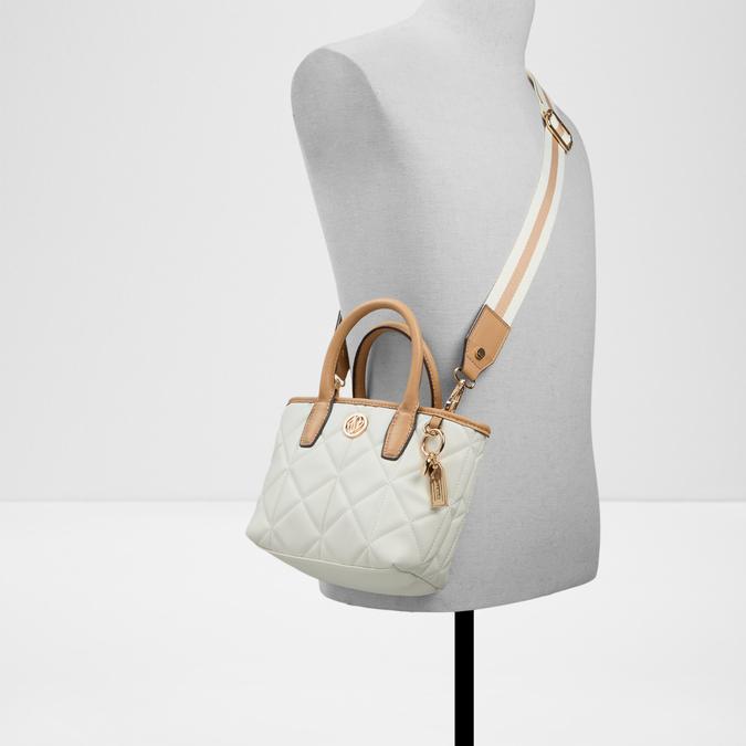 Dallobassi Women's Beige Satchel image number 3