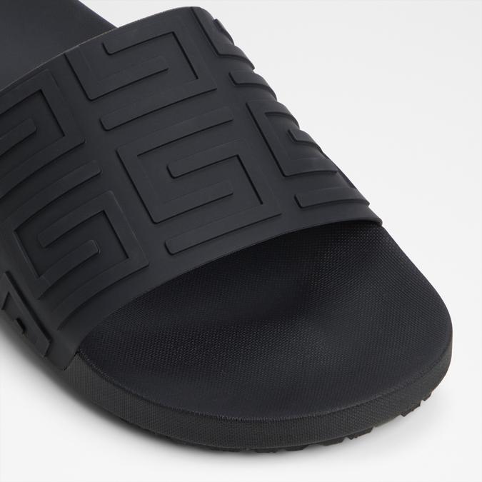 Atrani-In Men's Black Strap Sandals image number 5