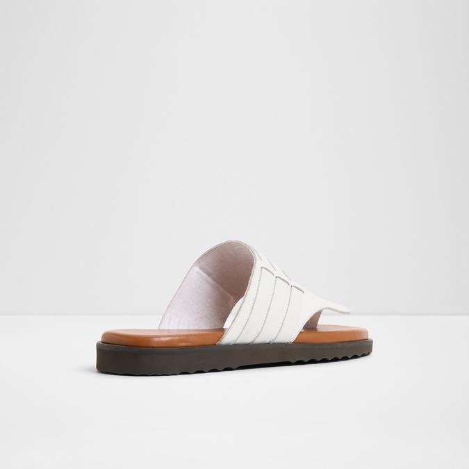 Haorina-In Men's White Strap Sandals image number 2