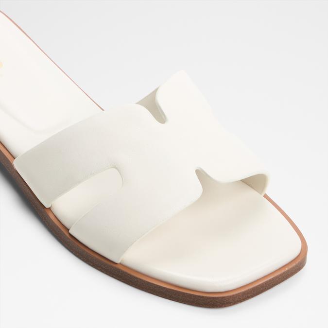 Itsandala-In Women's White Flat Sandals image number 5