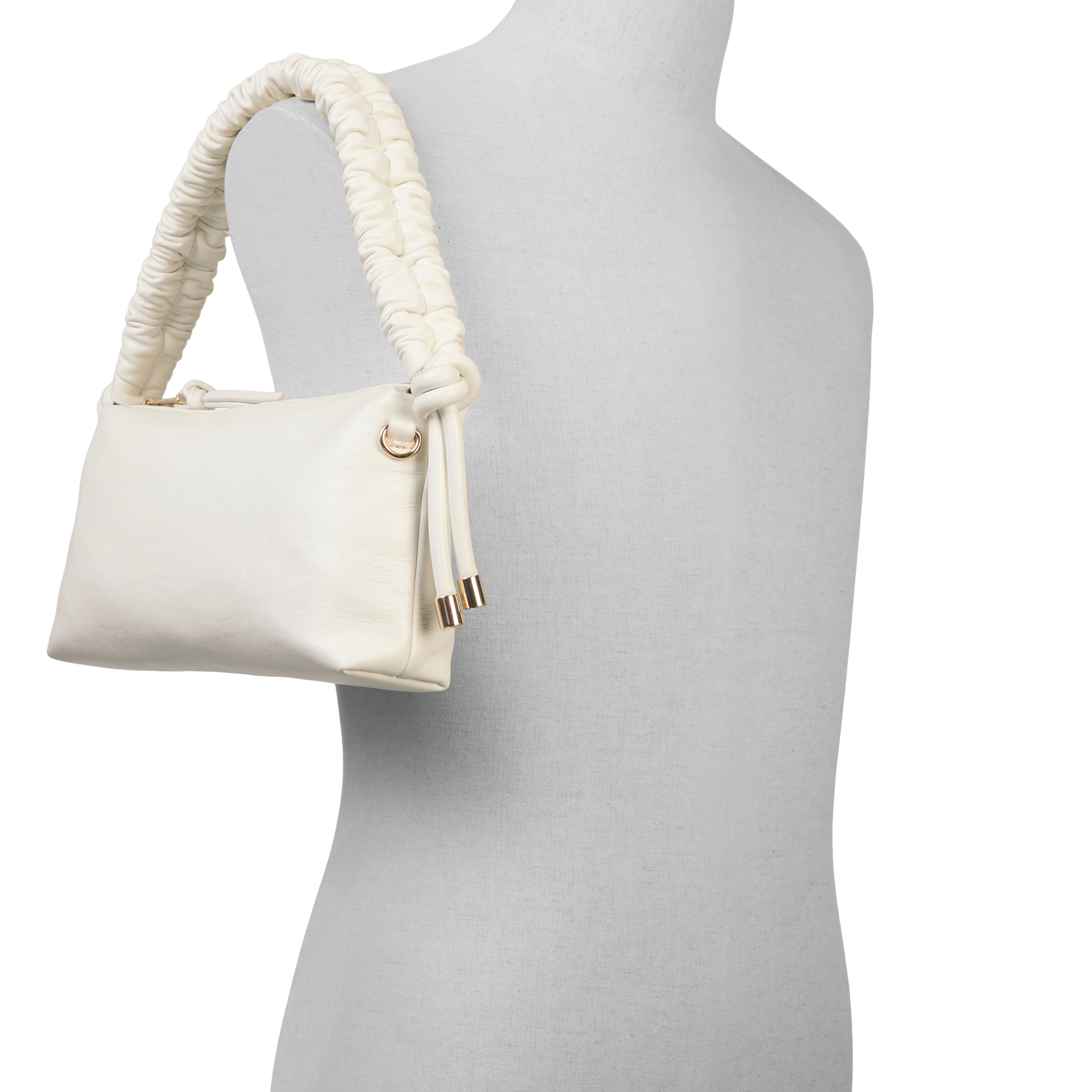 Kendy Women's White Shoulder Bag image number 4