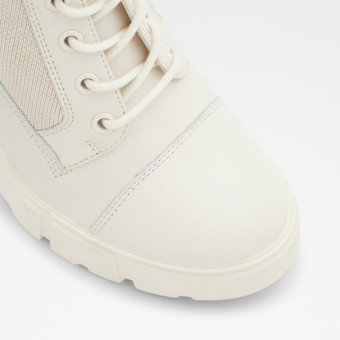 Rebel Women's White Ankle Boots image number 5