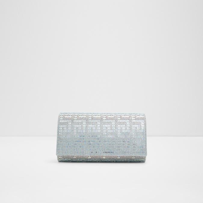 Fahari Women's Silver Clutch image number 0