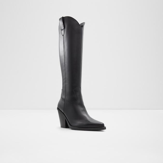 Nevada Women's Black Knee Length Boots image number 3